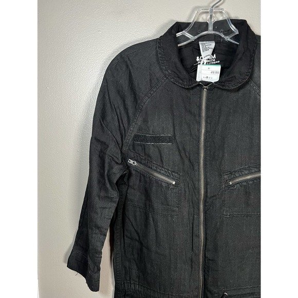 NWT H&M Denim Zip Jumpsuit size 8 - Picture 7 of 12